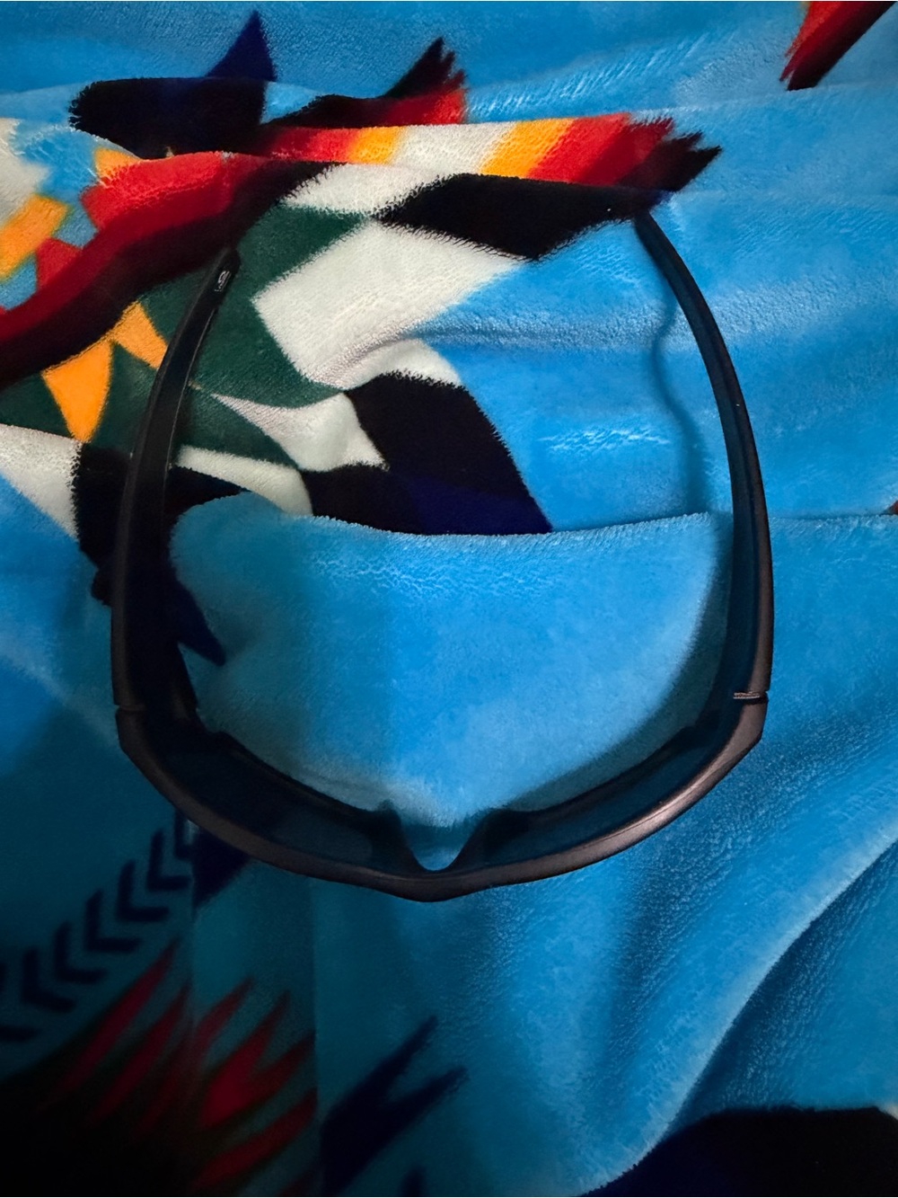 Oakley Black Sport Wrap Sunglasses